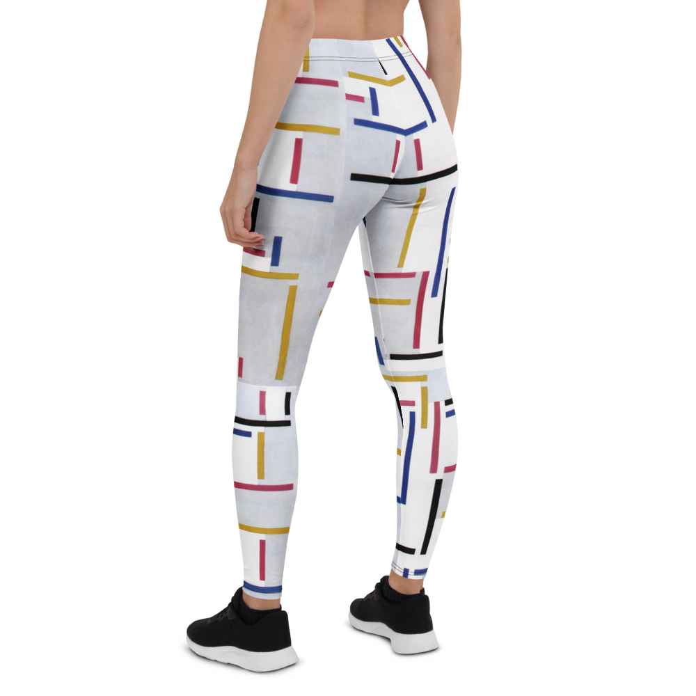 BabeDept Geometric Line Pattern Leggings