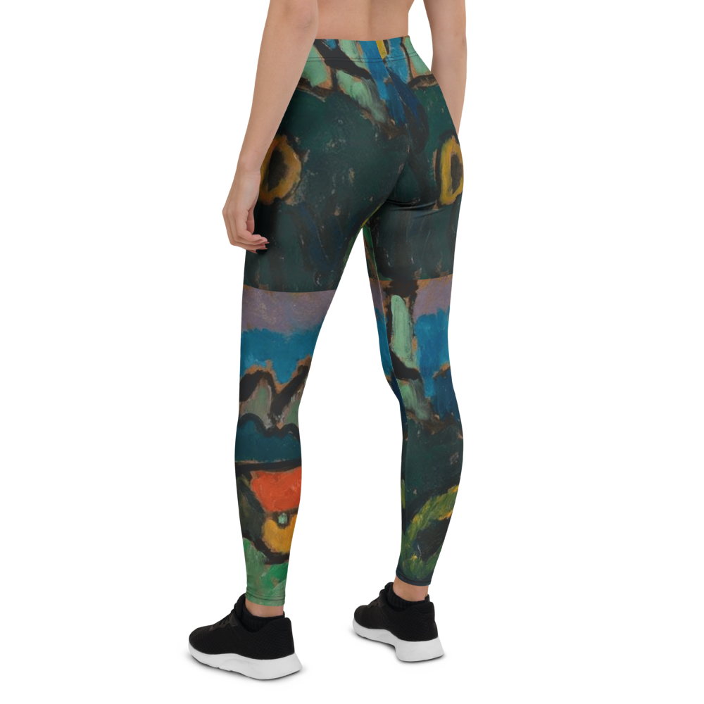 Model wearing Babe Department Babe leggings back view