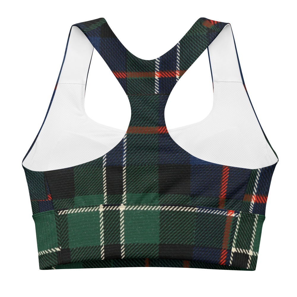 Babe Department recycled fabric sports bra back product view