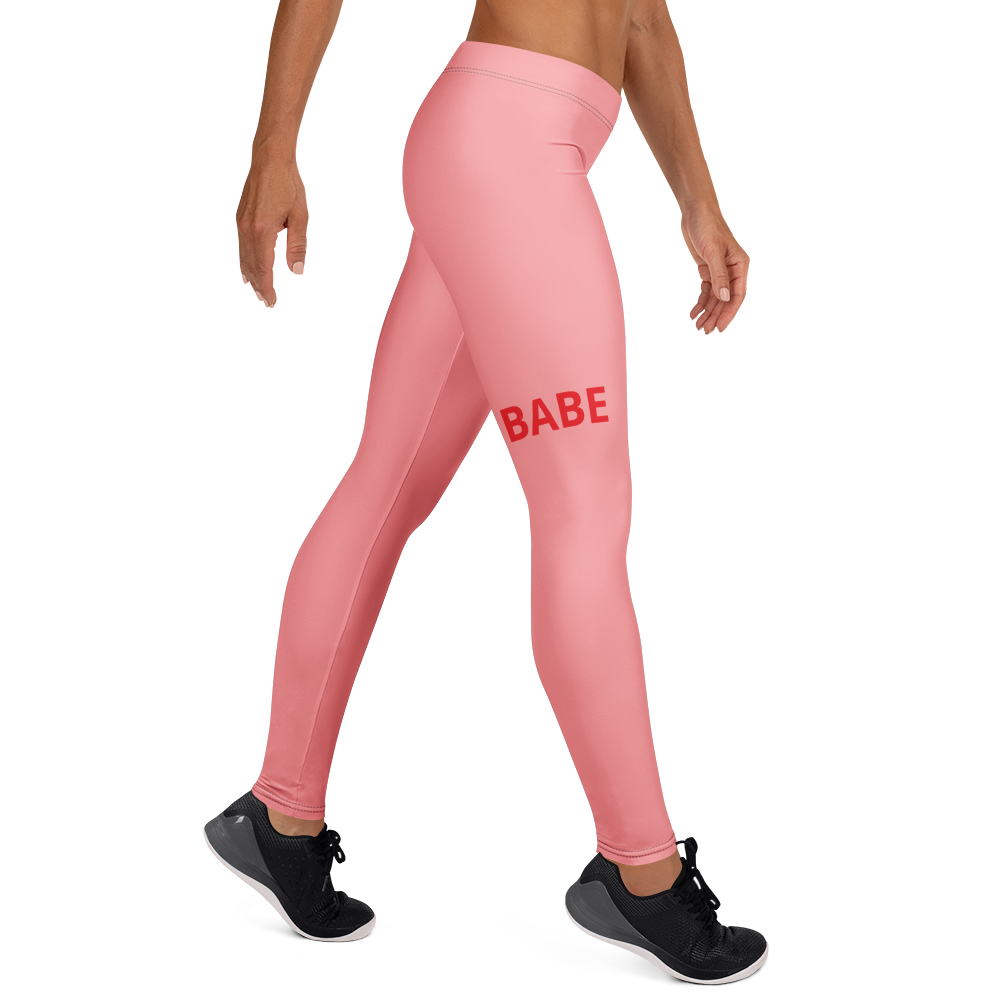 Babe Department women’s athletic leggings – front view