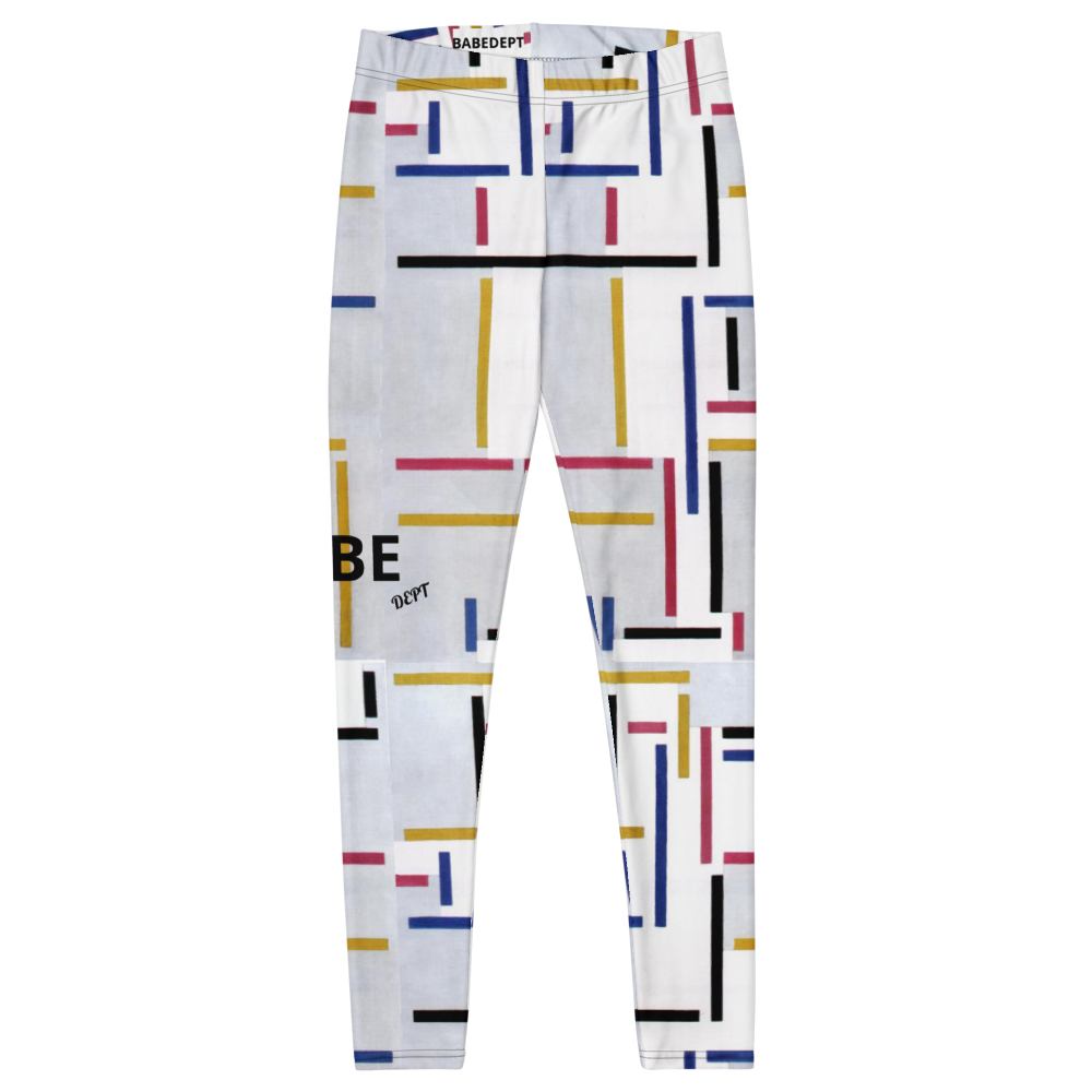 BabeDept Geometric Line Pattern Leggings