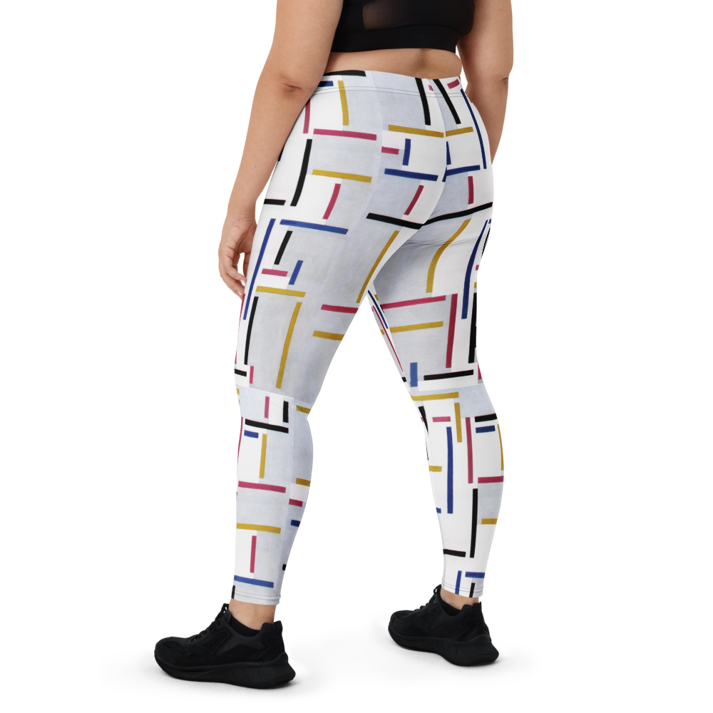 BabeDept Geometric Line Pattern Leggings